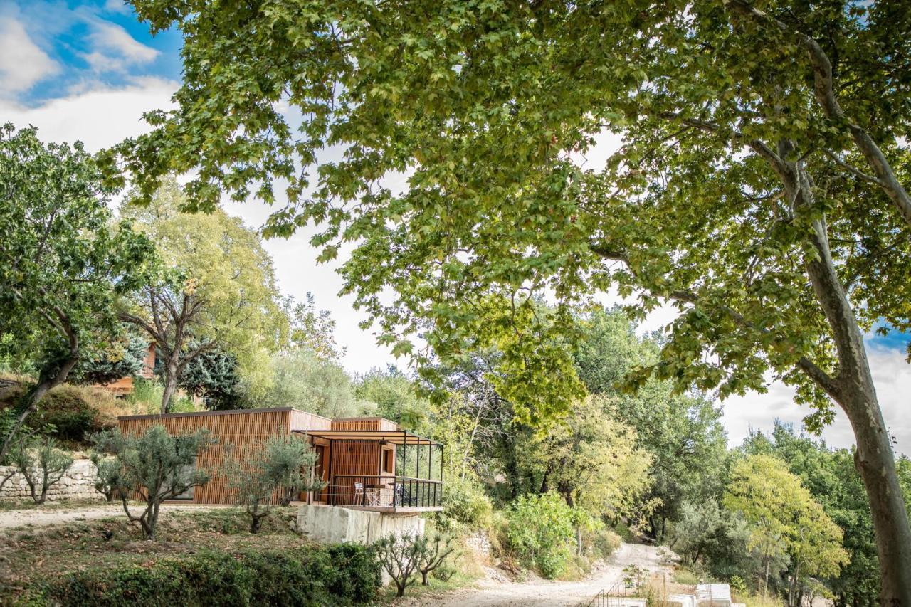 Les Cabanes De La Fontaine ラコステ エクステリア 写真