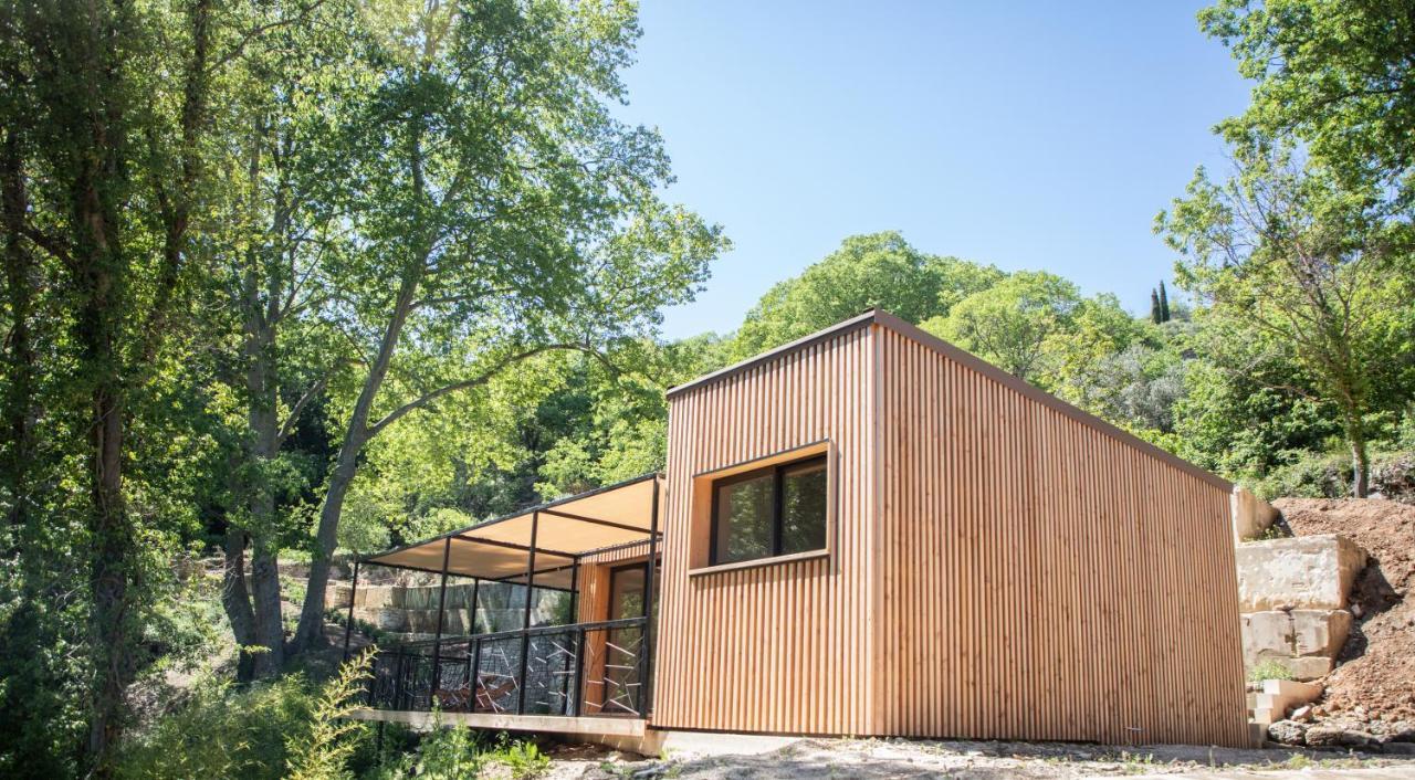 Les Cabanes De La Fontaine ラコステ エクステリア 写真