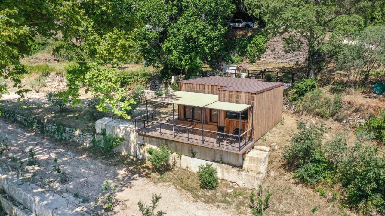 Les Cabanes De La Fontaine ラコステ エクステリア 写真